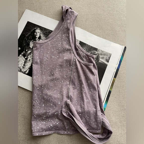 Lululemon Its A Tie Tank In Splatter Dye Dusty Dawn Size 6 - Picture 11 of 11